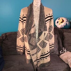 Charming Charlie Open Front Sweater, Small